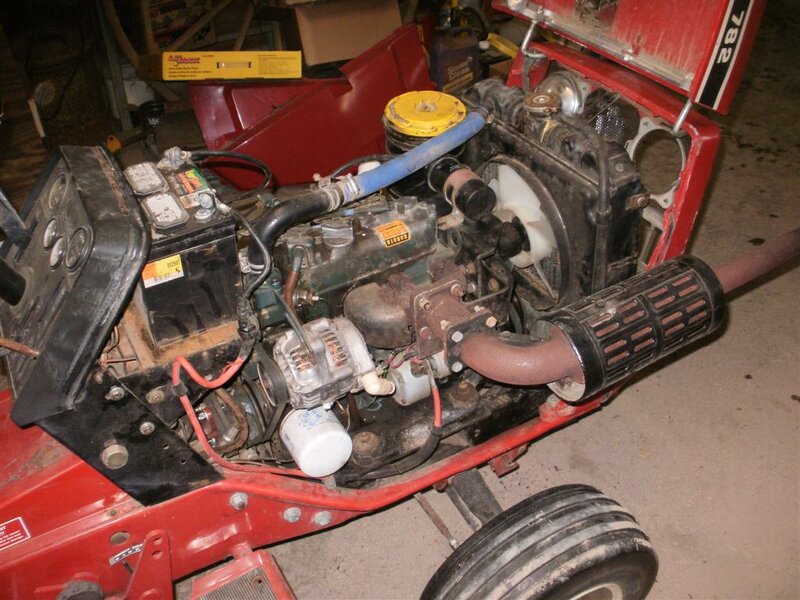 Radiator fitment in 782 | IH Cub Cadet Tractor Forum