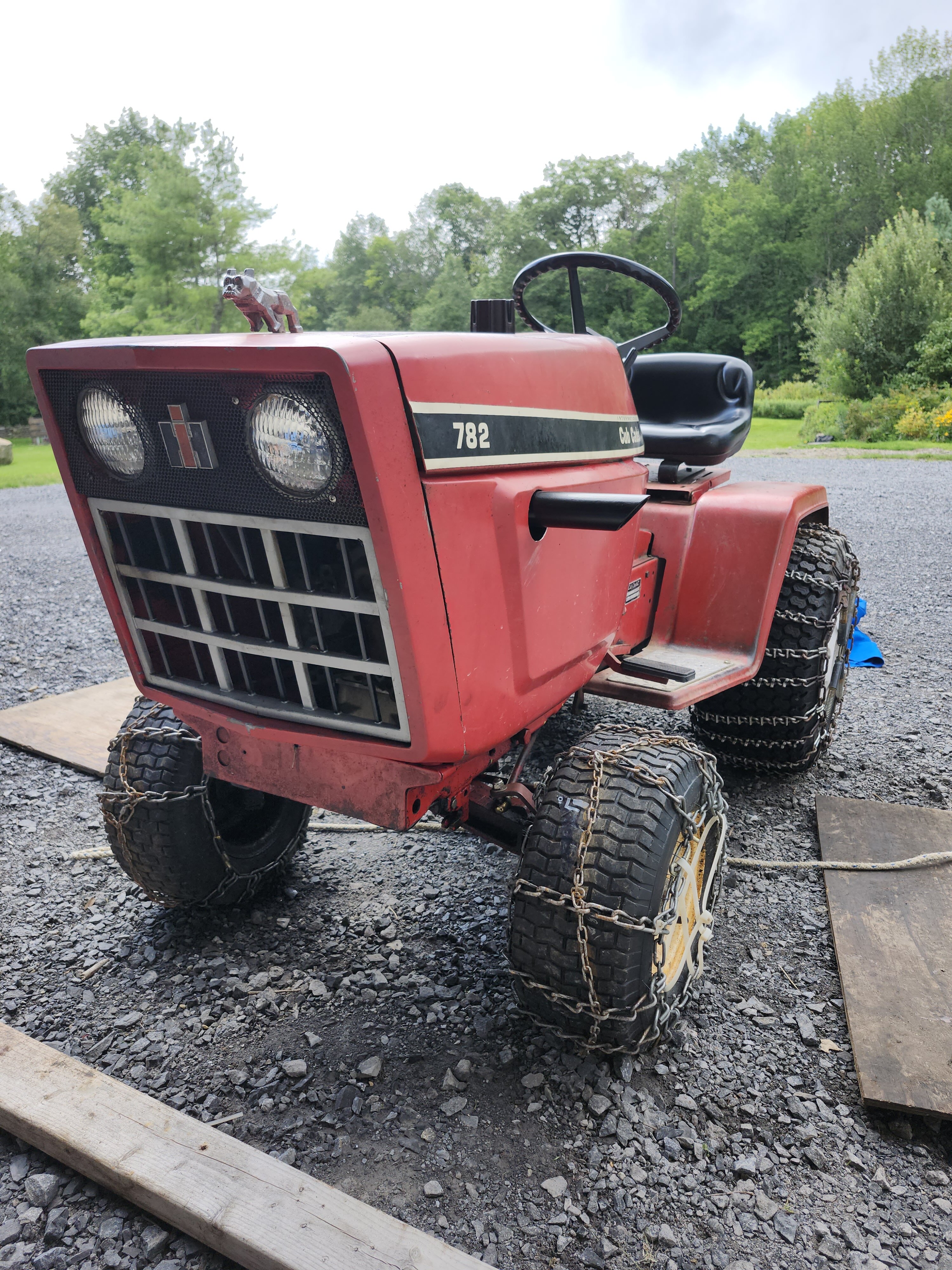 782 Engine swap, finally had a day to install | IH Cub Cadet Tractor Forum