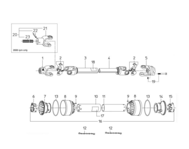Parts Wanted - 2000 RPM PTO Yoke | IH Cub Cadet Tractor Forum